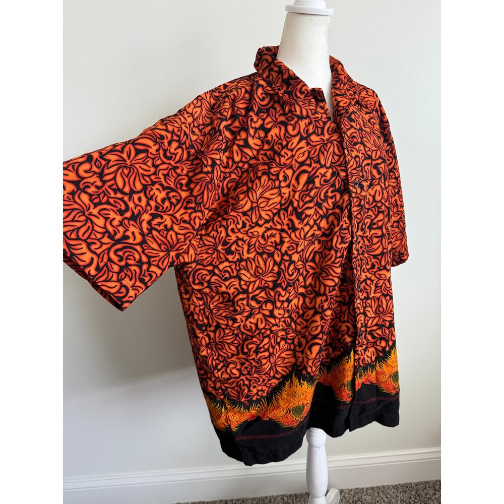 Y2K "No Boundaries" Flame Lotus Festival Shirt